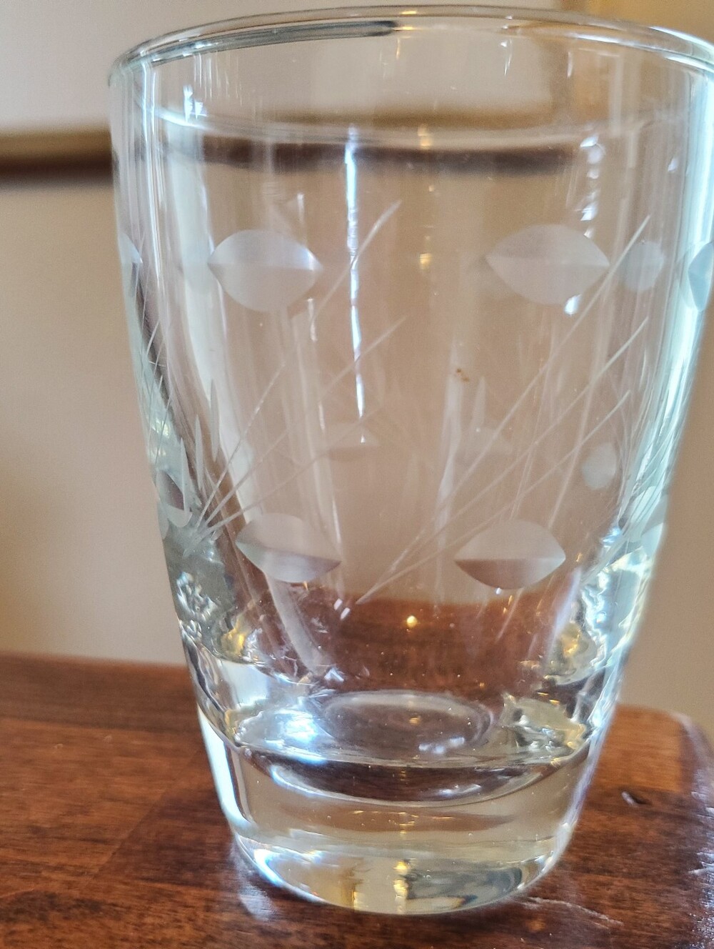 Vintate Etched Juice Glass